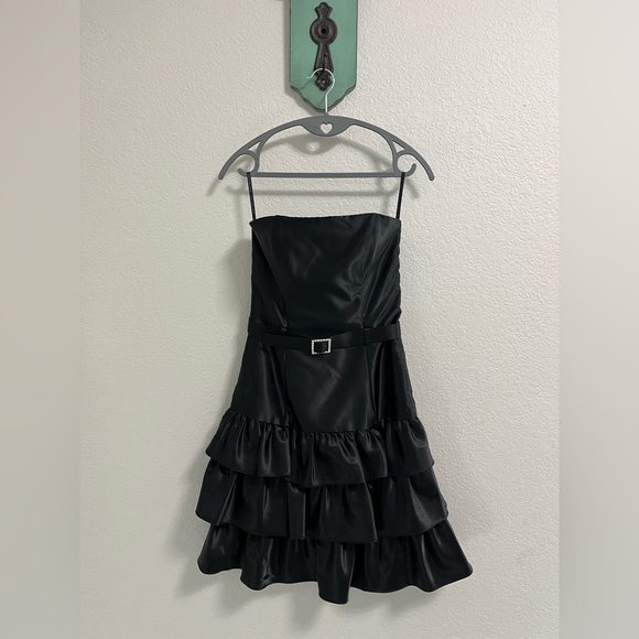 Jessica McClintock for Gunne Sax strapless mini dress - Picture 7 of 12